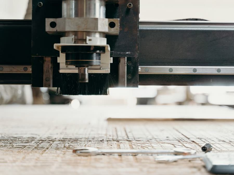 Setup na fresadora CNC